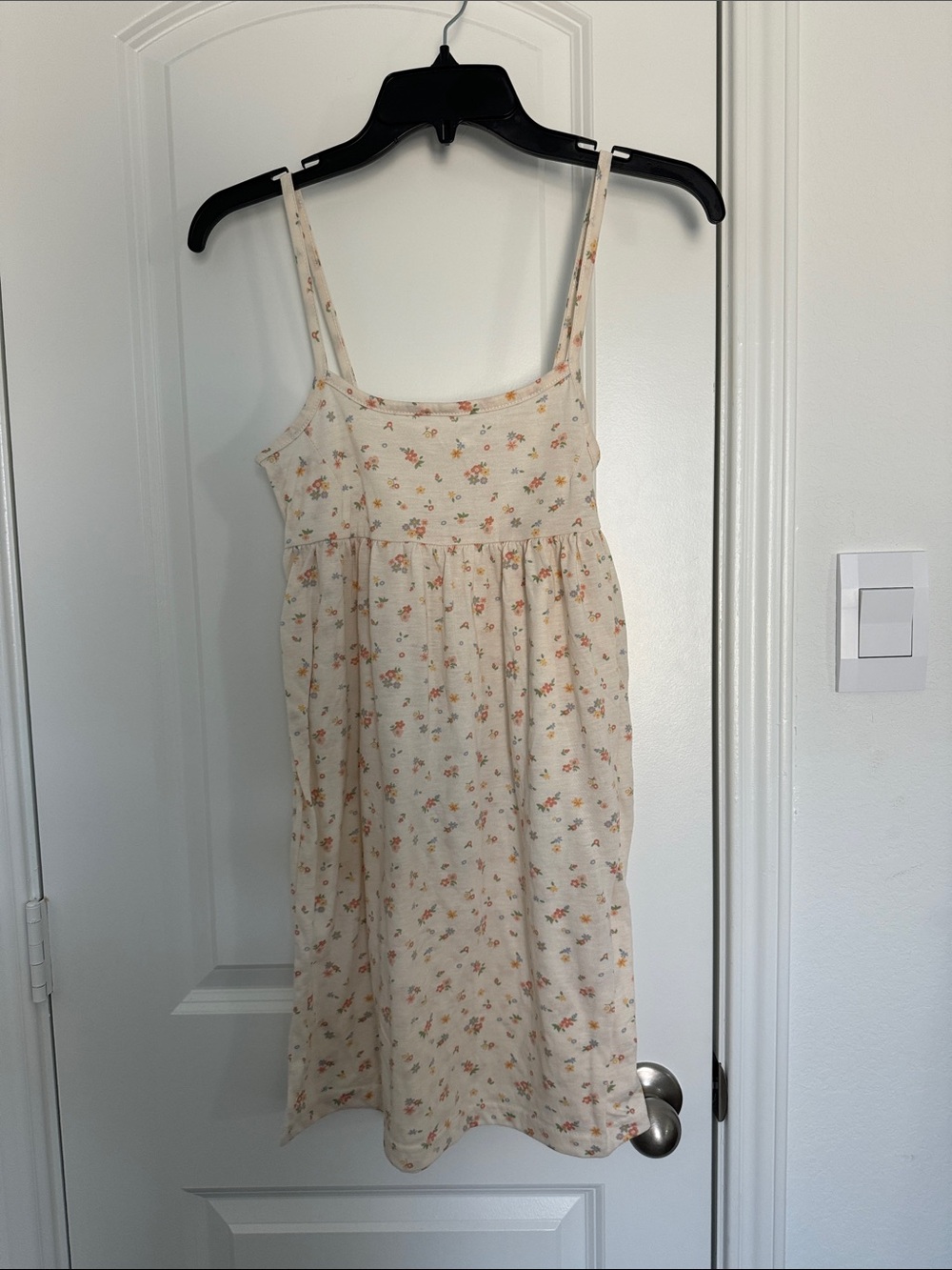 Floral Cream Maxi Dress